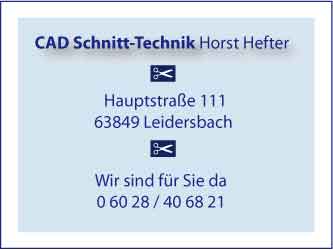 Horst Hefter Cad Schnitttechnik